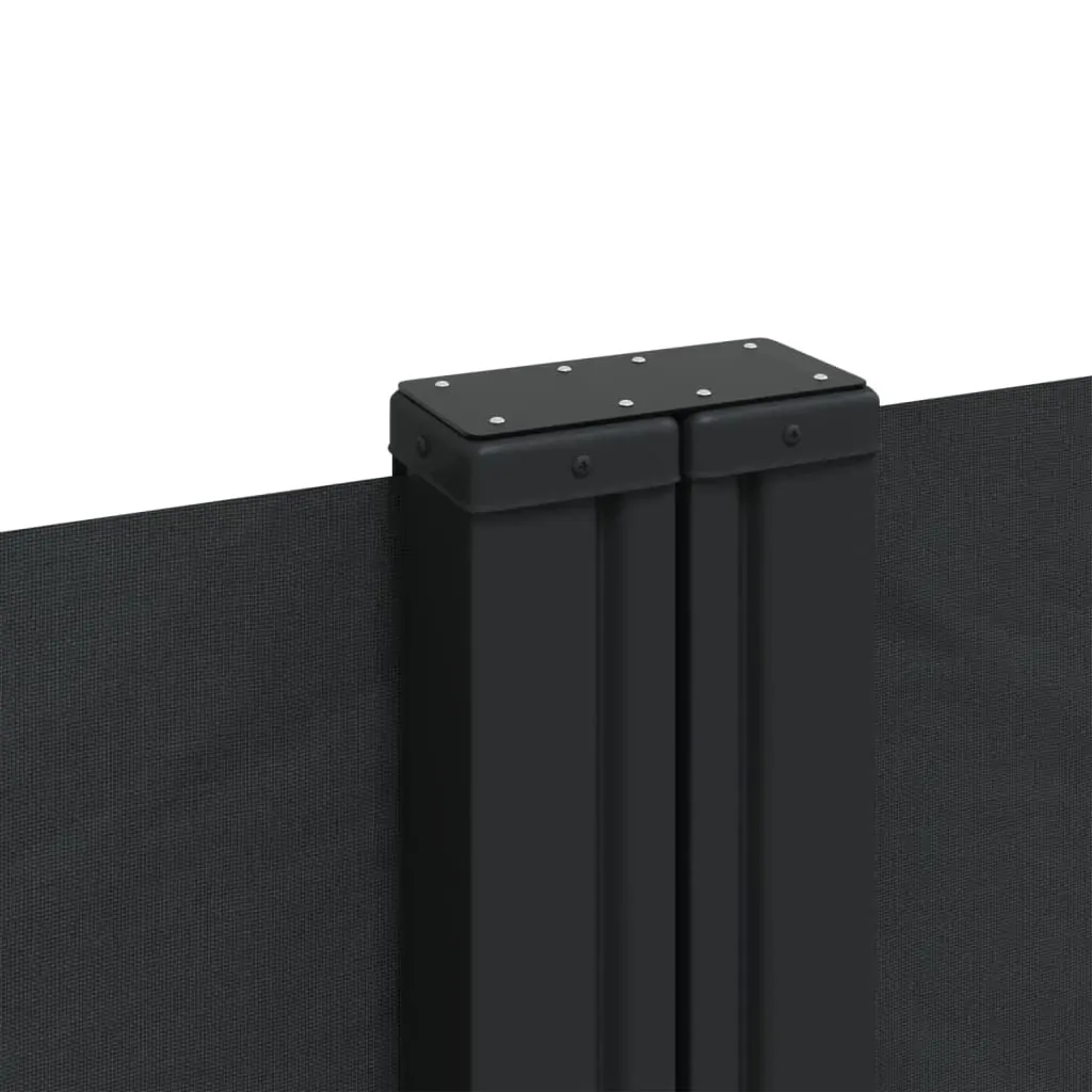 Retractable Side Awning Black 120x1000 cm Price
