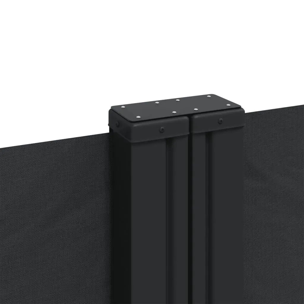 Retractable Side Awning Black 140x1000 cm Price