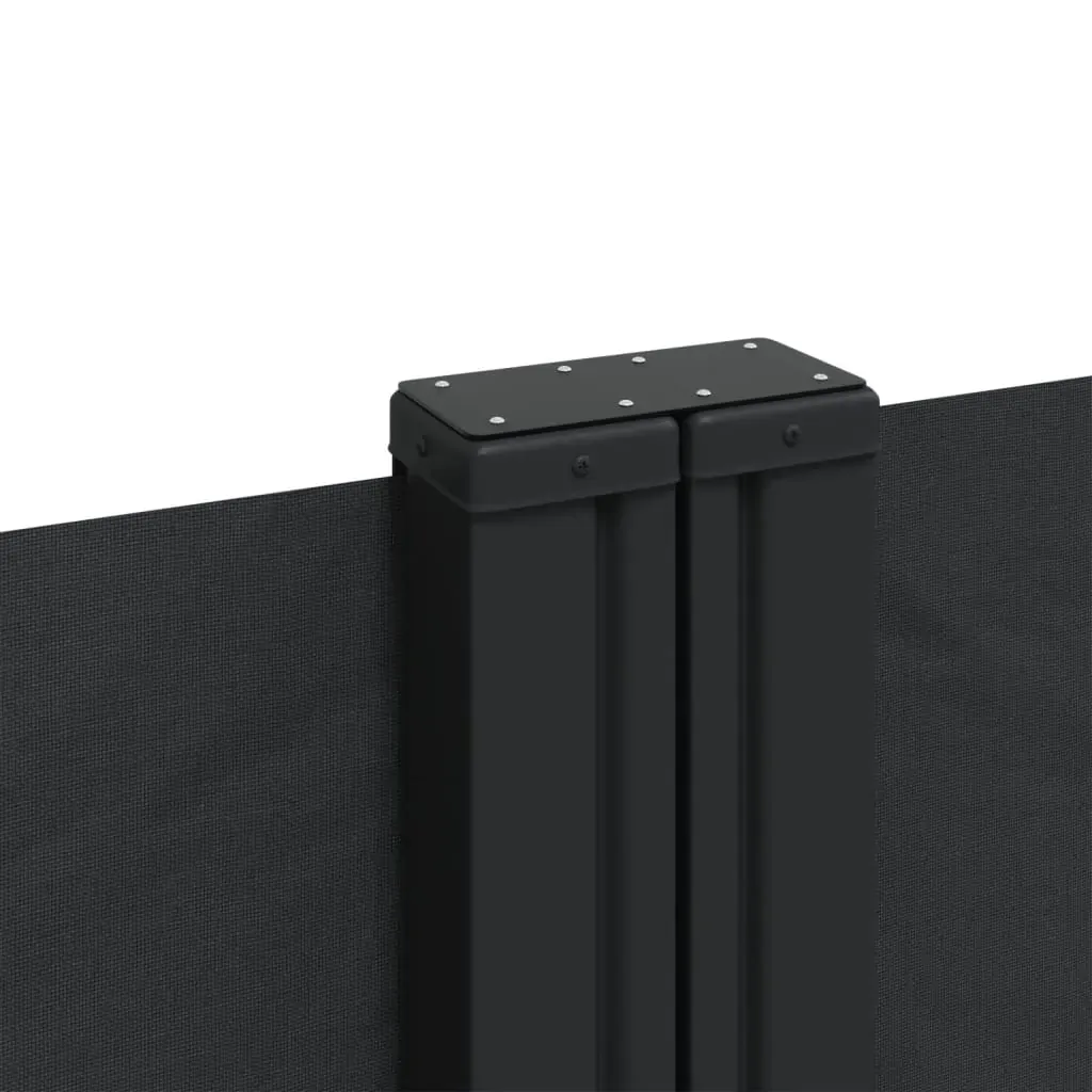Retractable Side Awning Black 160x1000 cm Price