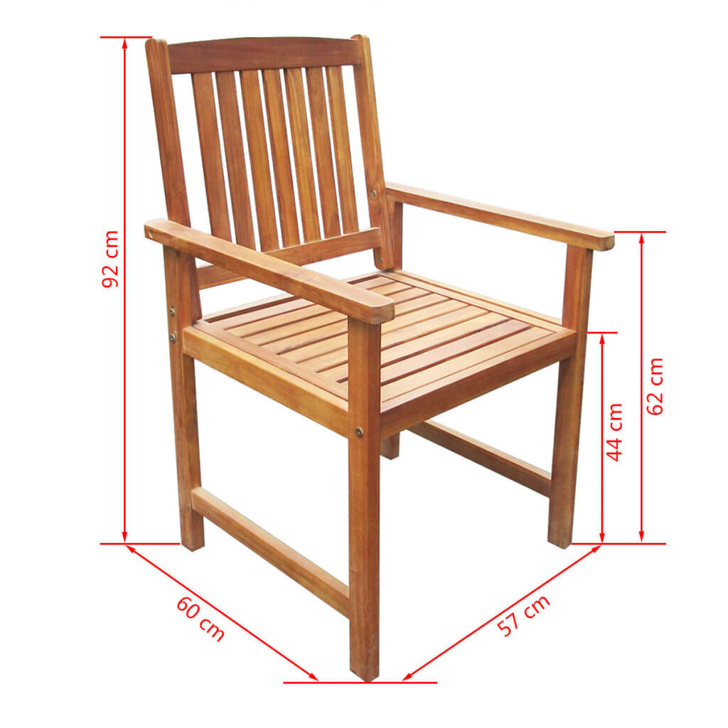 7 Piece Outdoor Dining Set Solid Acacia Wood Price
