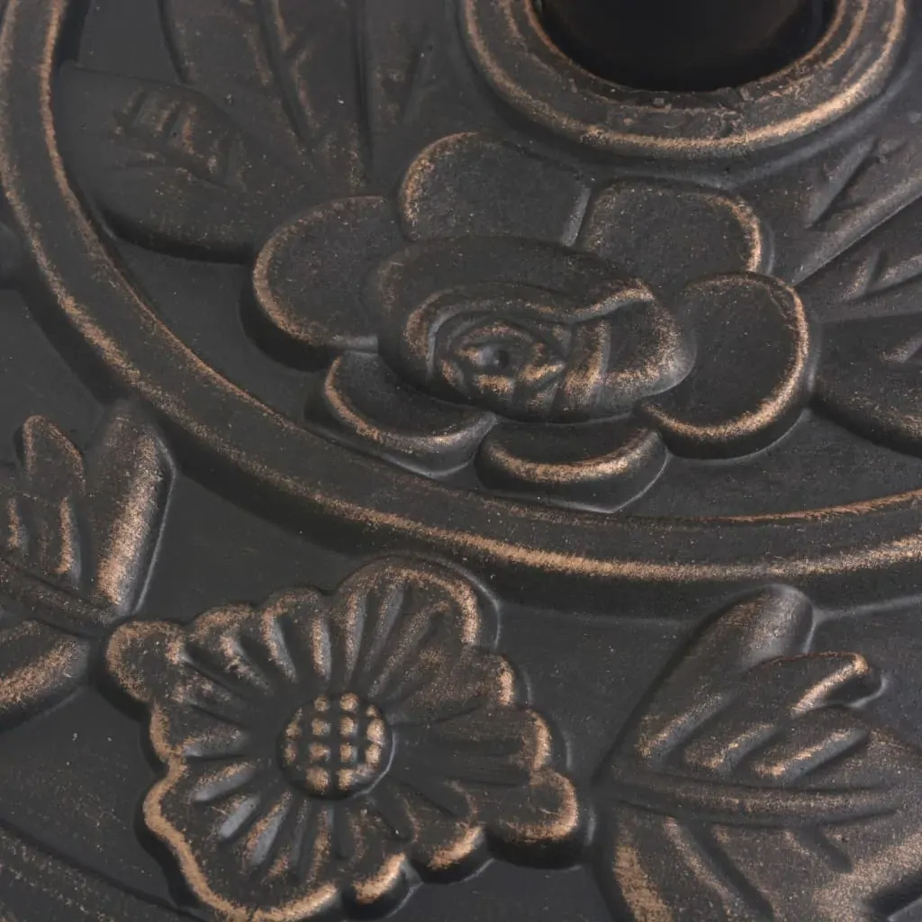 Parasol Base Resin Half Round Bronze 9 kg Price