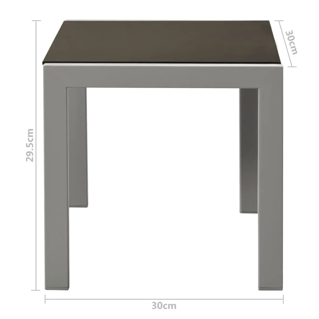 Sun Loungers 2 pcs with Table Steel and Textilene Black Price