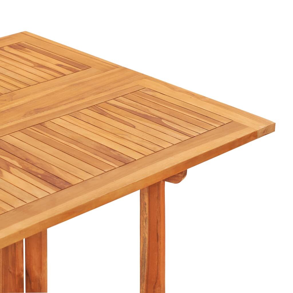 7 Piece Folding Outdoor Dining Set Solid Teak Wood Price