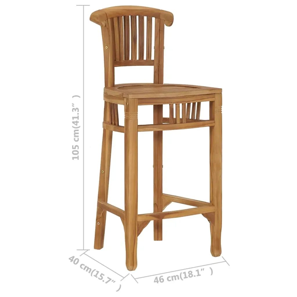 Bar Stool Solid Teak Wood Price