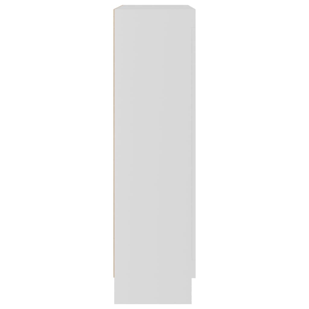 Book Cabinet White 82.5x30.5x115 cm Engineered Wood Price
