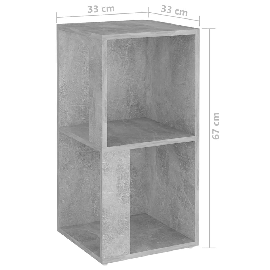 Corner Cabinet Concrete Grey 33x33x67 cm Engineered Wood Price