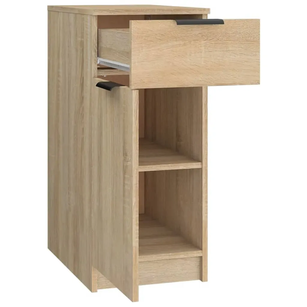 Desk Cabinet Sonoma Oak 33.5x50x75 cm Engineered Wood Price