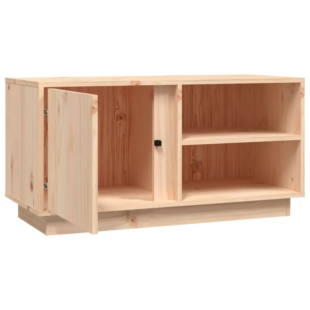TV Cabinet 80x35x40.5 cm Solid Wood Pine Price