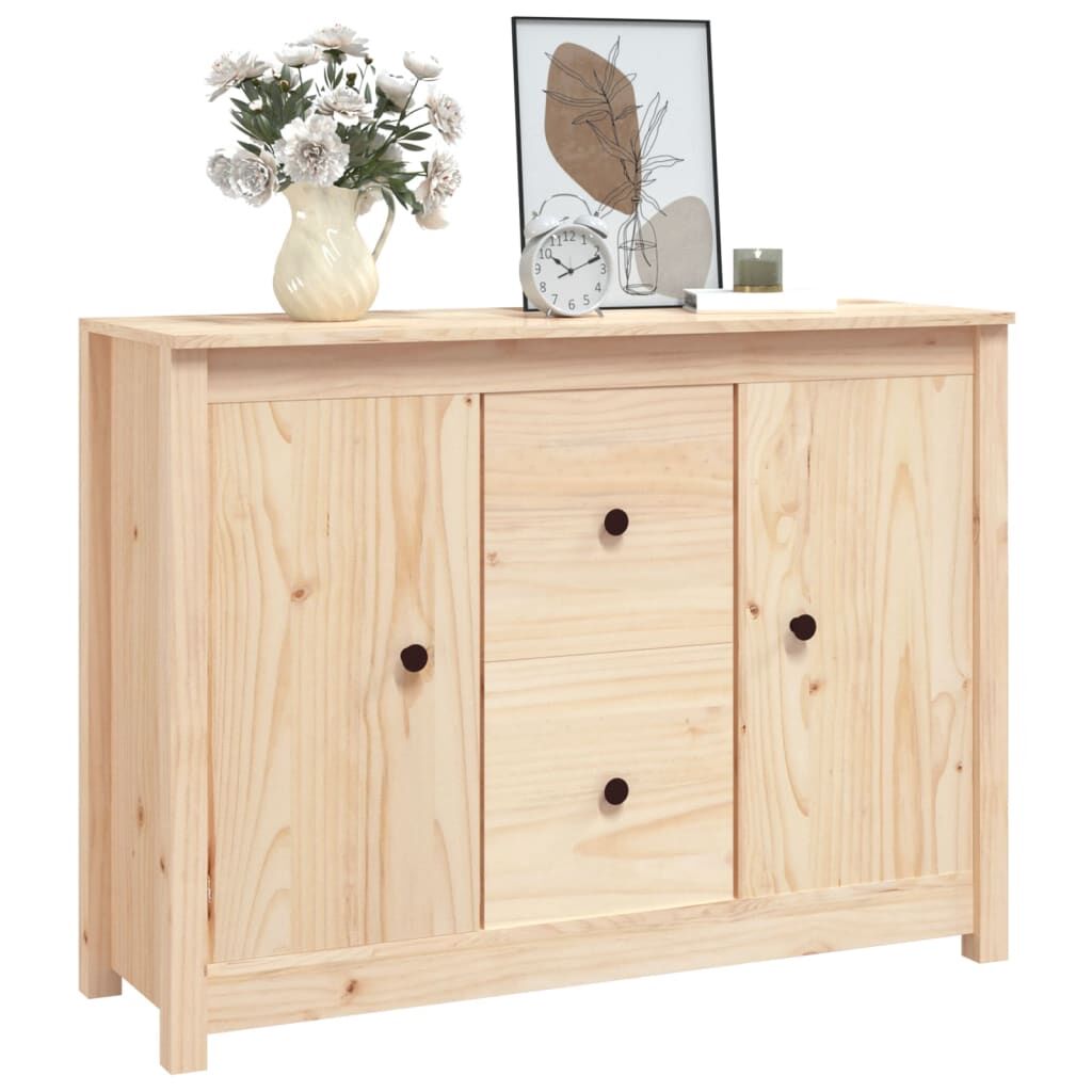 Sideboard 100x35x74 cm Solid Wood Pine Price