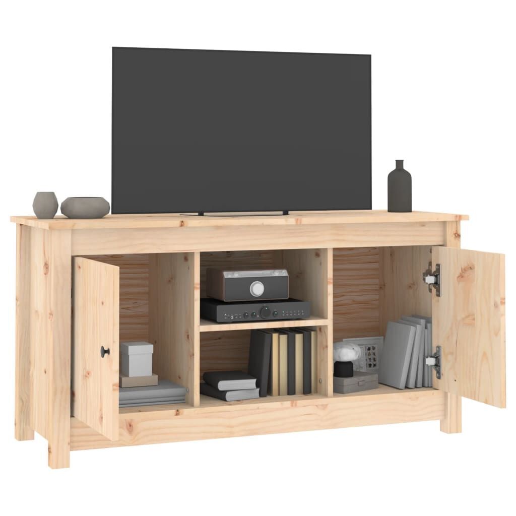 TV Cabinet 103x36.5x52 cm Solid Wood Pine Price