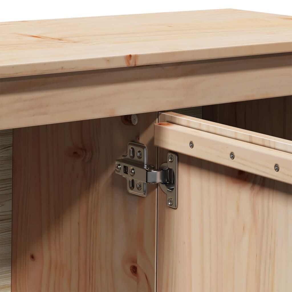 TV Cabinet 103x36.5x52 cm Solid Wood Pine Price