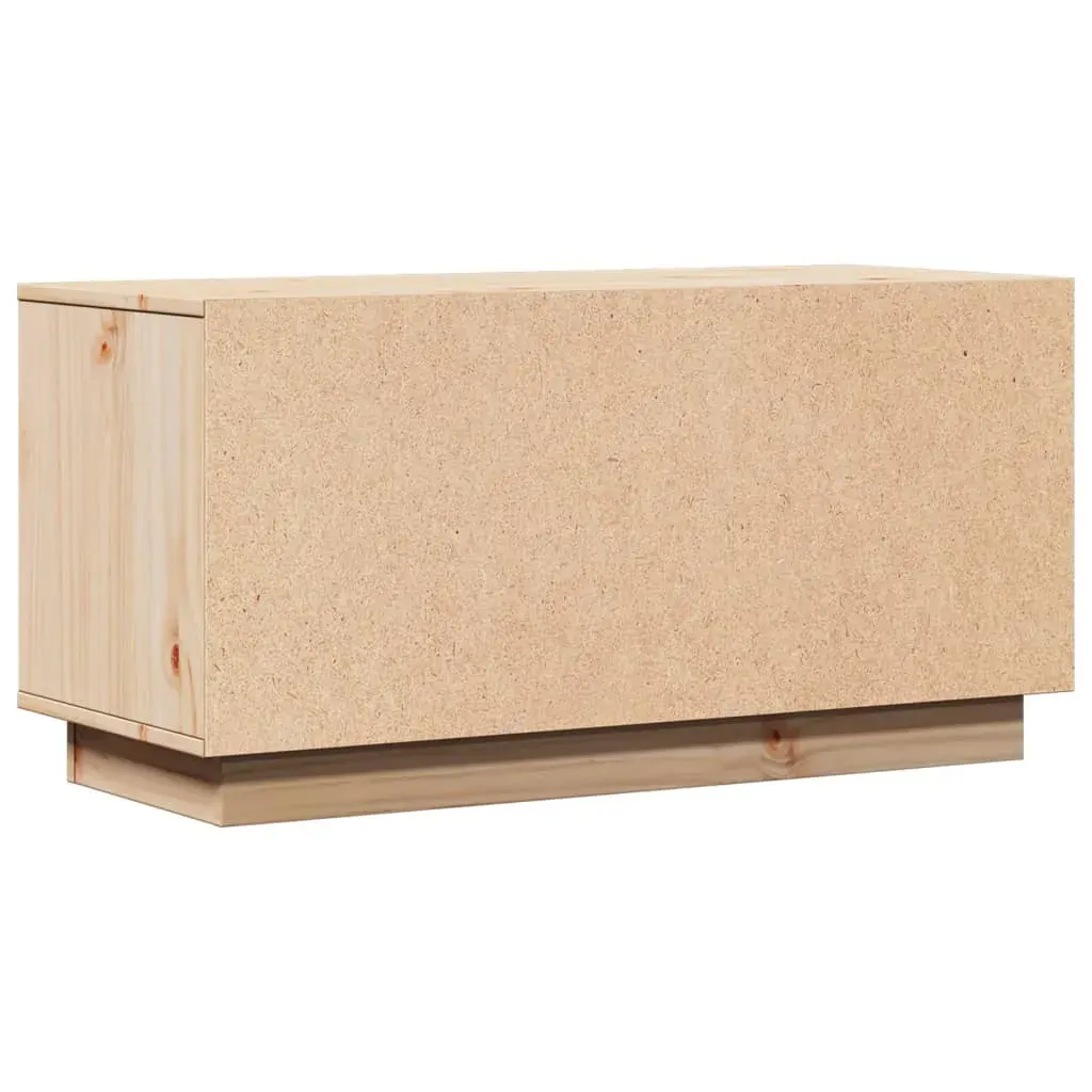 TV Cabinet 80x34x40 cm Solid Wood Pine Price