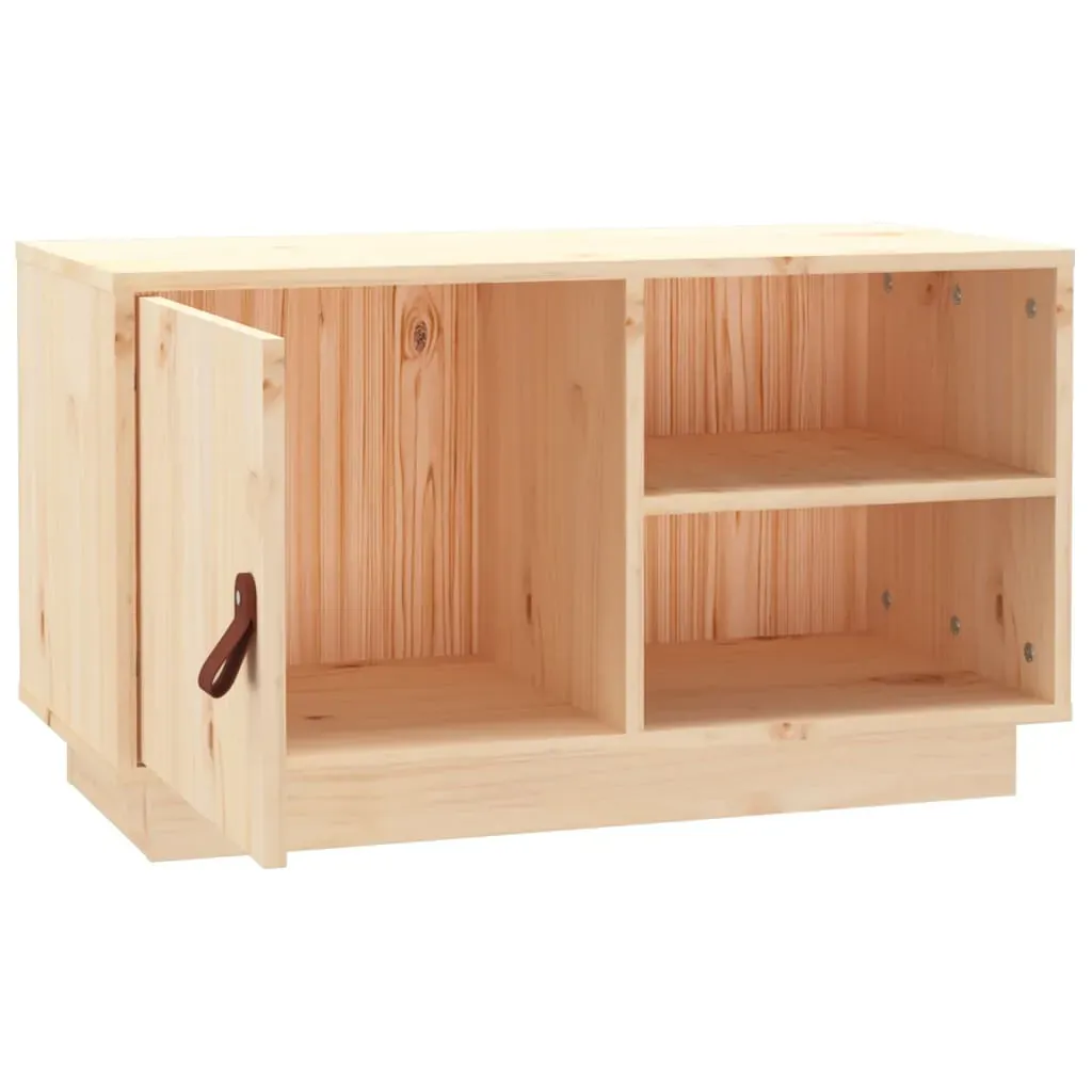 TV Cabinet 70x34x40 cm Solid Wood Pine Price