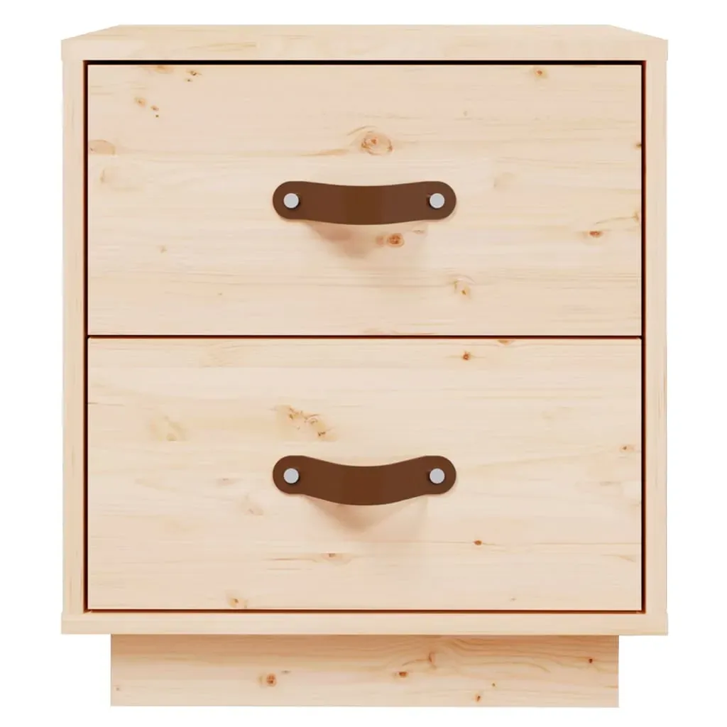 Bedside Cabinets 2 pcs 40x34x45 cm Solid Wood Pine Price