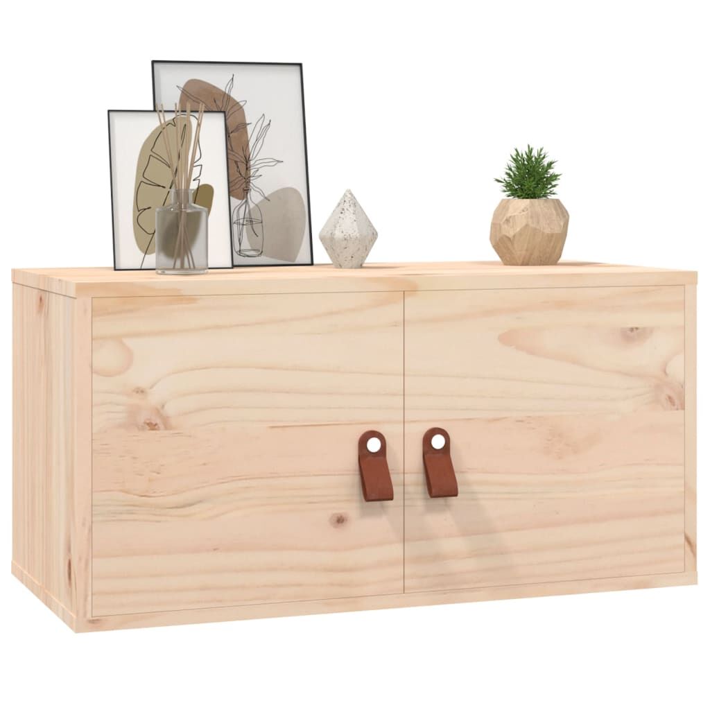 Wall Cabinets 2 pcs 60x30x30 cm Solid Wood Pine Price