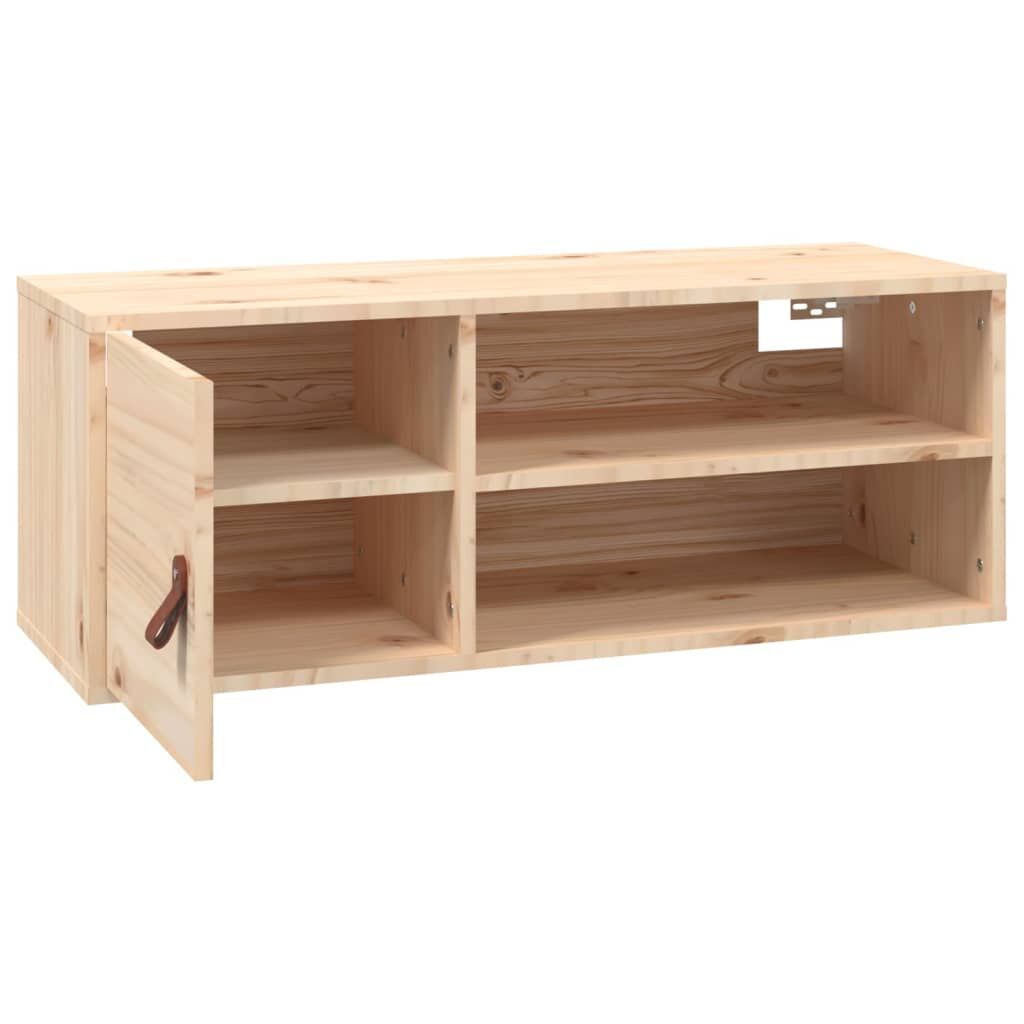 Wall Cabinets 2 pcs 80x30x30 cm Solid Wood Pine Price