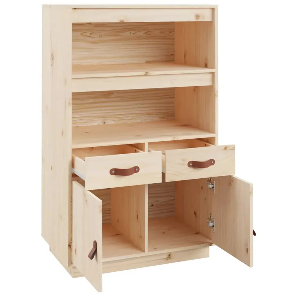 Highboard 67x40x108.5 cm Solid Wood Pine Price