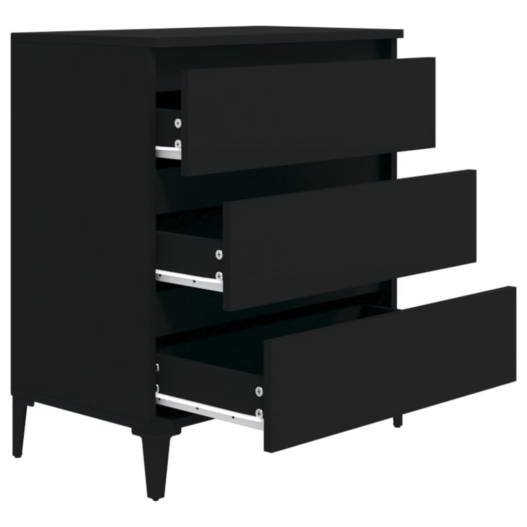 Sideboard Black 60x35x70 cm Engineered Wood Price