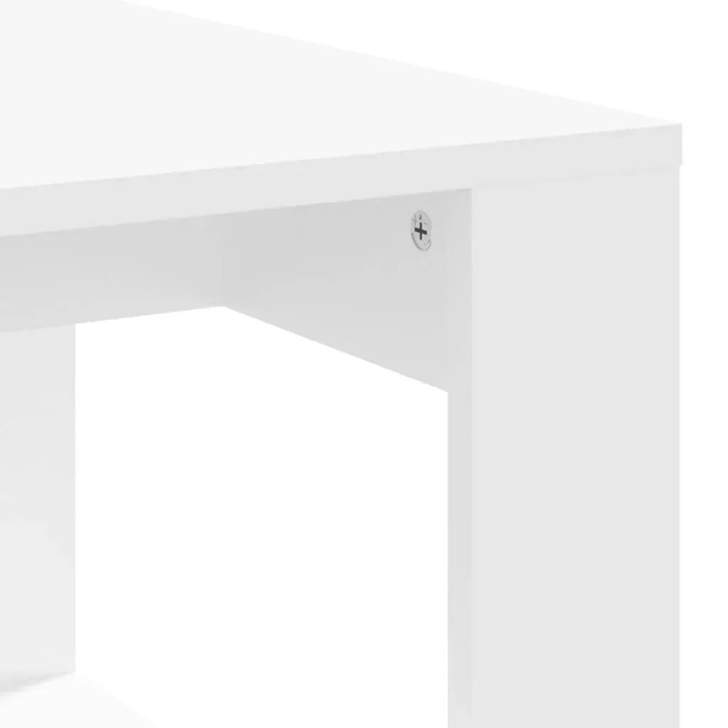Coffee Table White 102x50x35 cm Engineered Wood Price