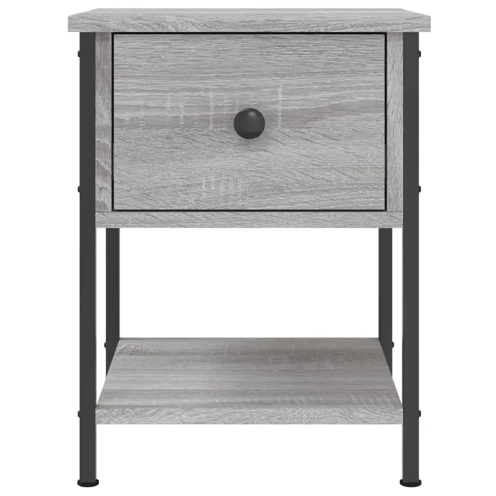 Bedside Tables 2 pcs Grey Sonoma 34x35.5x45 cm Engineered Wood Price