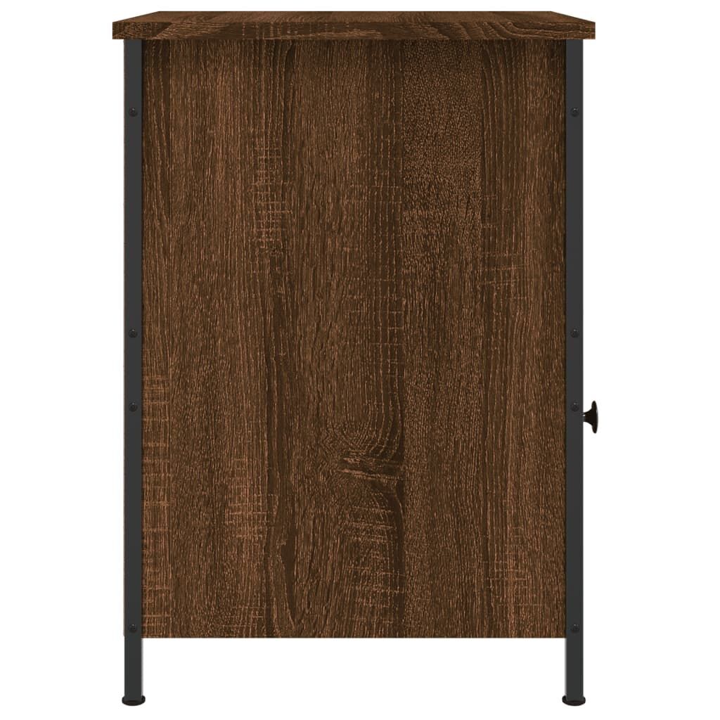 Bedside Cabinets 2 pcs Brown Oak 40x42x60 cm Engineered Wood Price