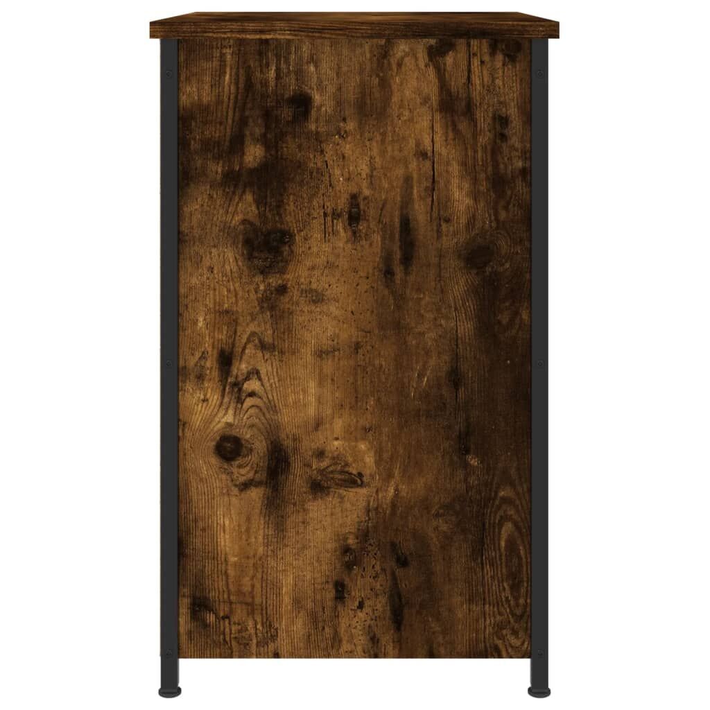 Bedside Cabinets 2 pcs Smoked Oak 40x36x60 cm Engineered Wood Price