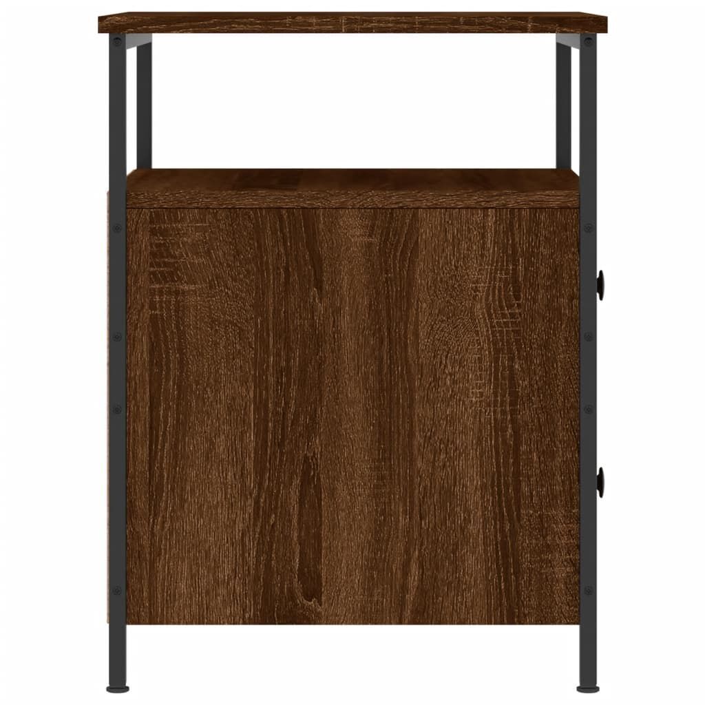 Bedside Cabinets 2 pcs Brown Oak 44x45x60 cm Engineered Wood Price