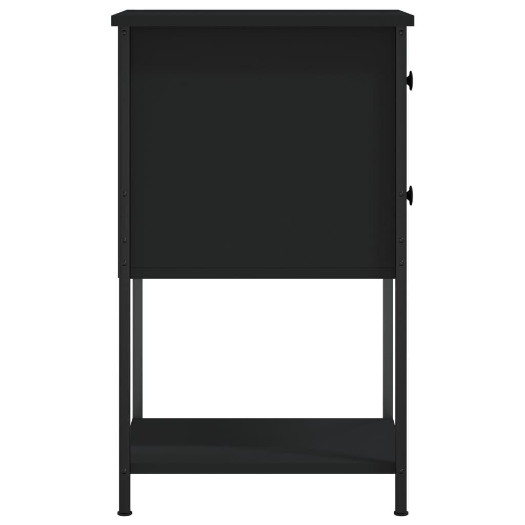 Bedside Cabinets 2 pcs Black 32x42x70 cm Engineered Wood Price