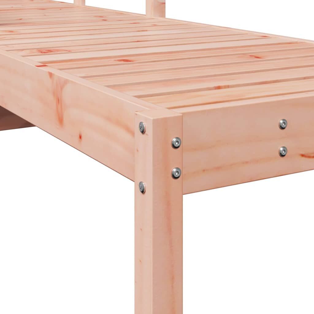 Sun Lounger 199.5x62x55 cm Solid Wood Douglas Price