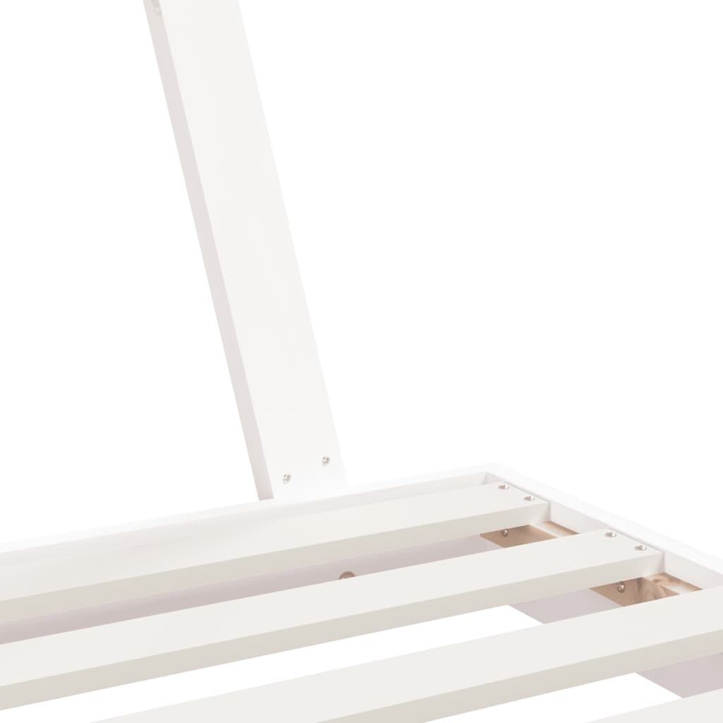 Kids Bed Frame White 90x190 cm Solid Wood Pine Price