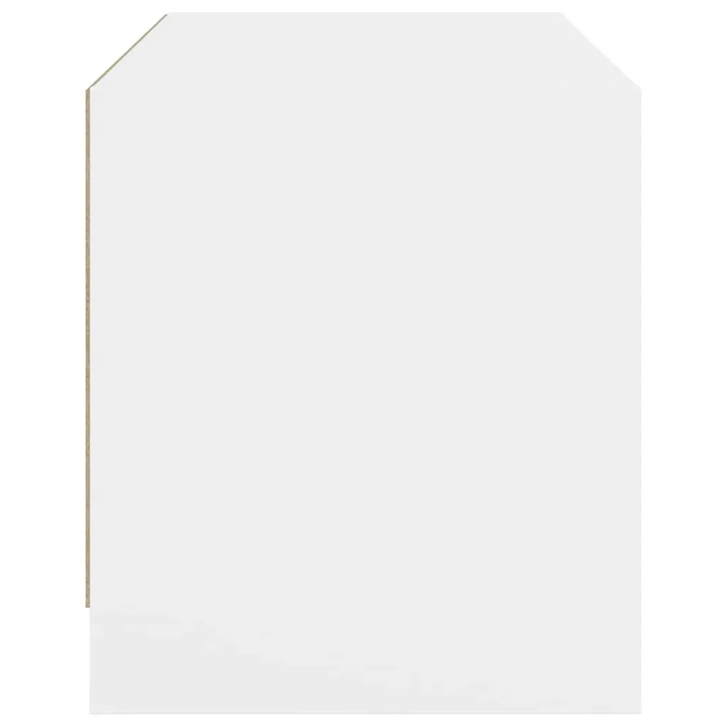 TV Cabinet with Glass Doors White 68x37x42 cm Price
