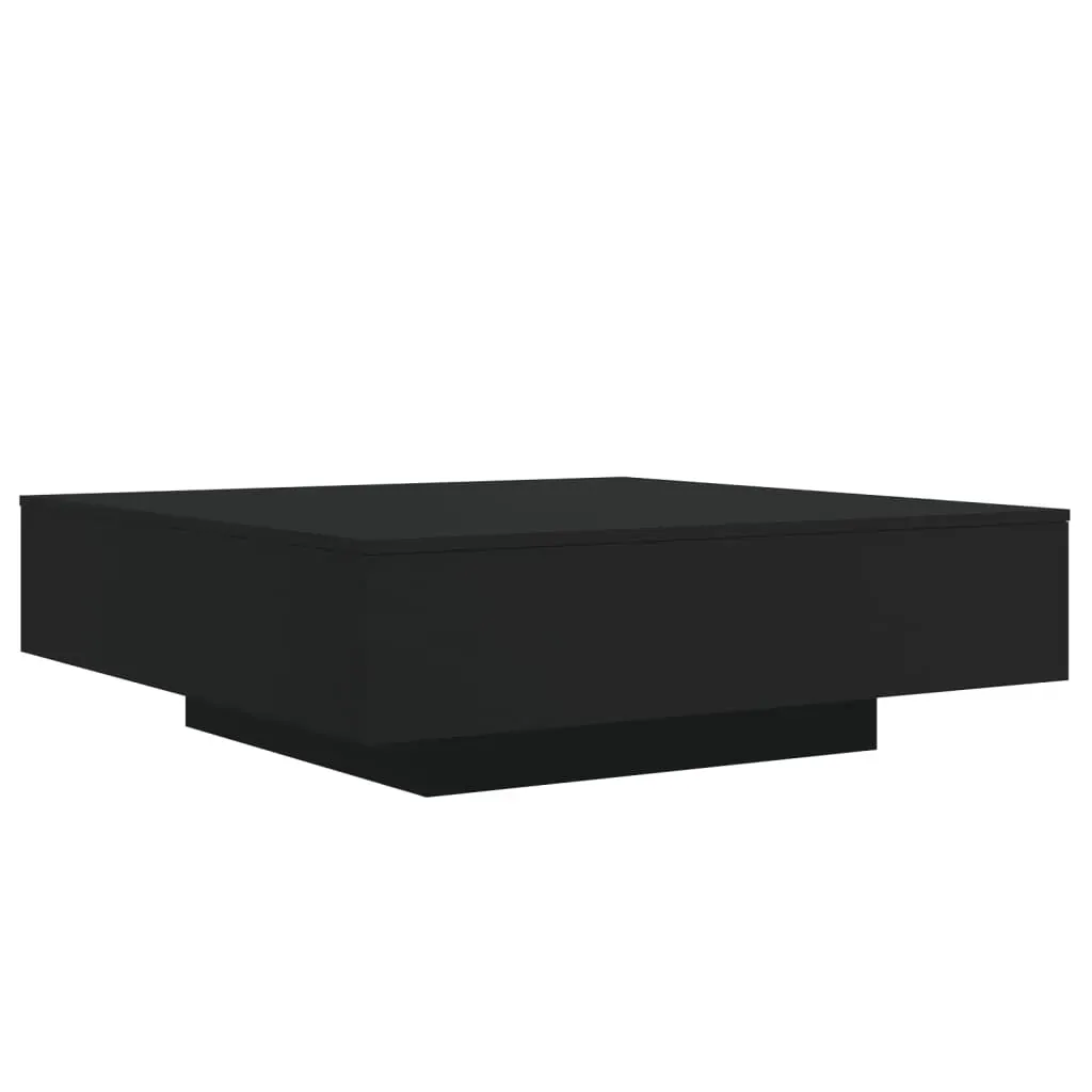 Coffee Table Black 100x100x31 cm Engineered Wood Price