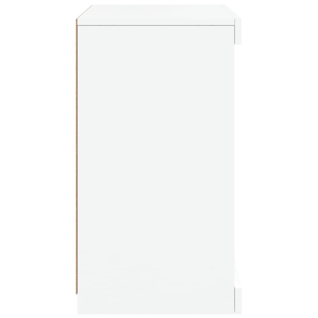 Sideboard with LED Lights White 41x37x67 cm Price