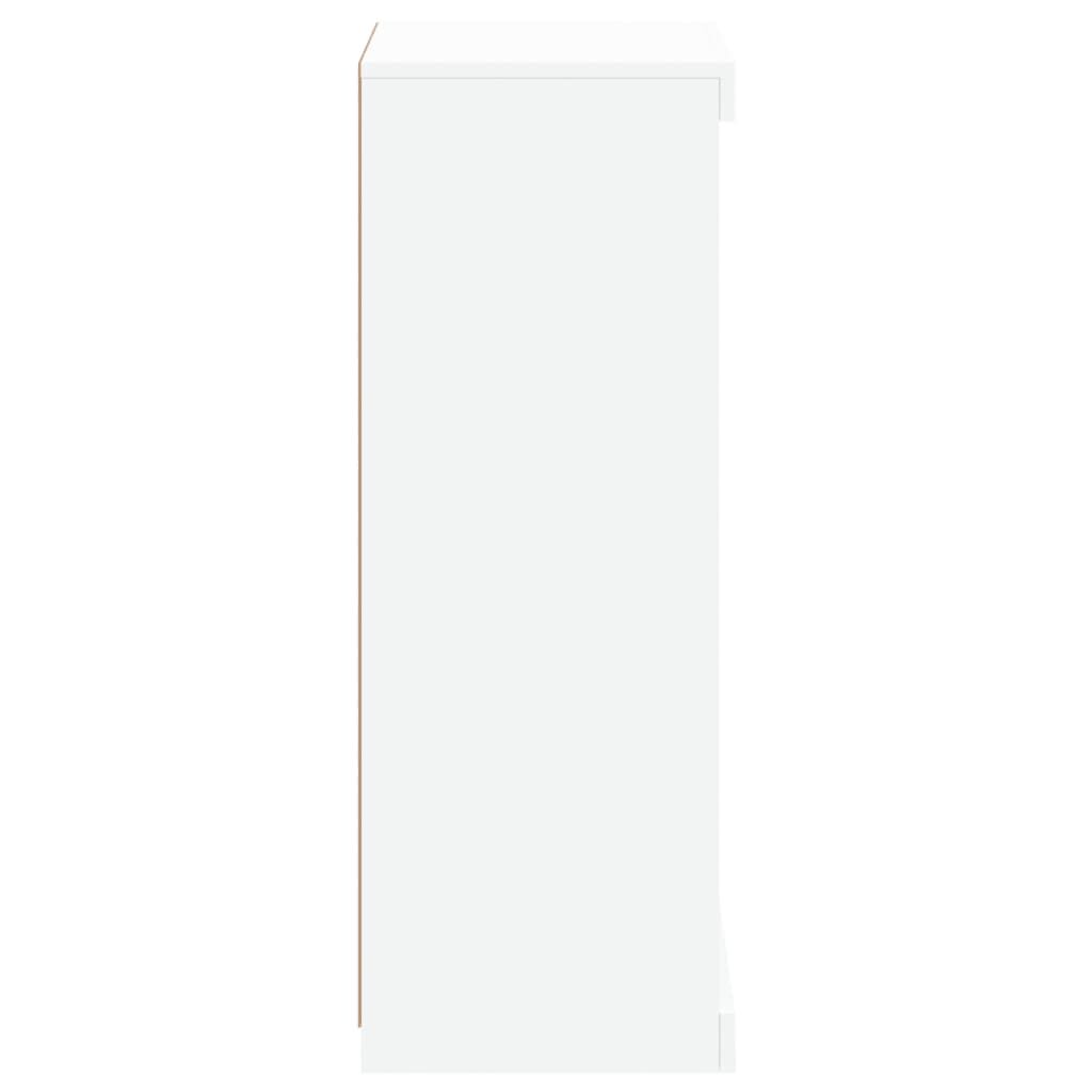 Sideboard with LED Lights White 41x37x100 cm Price