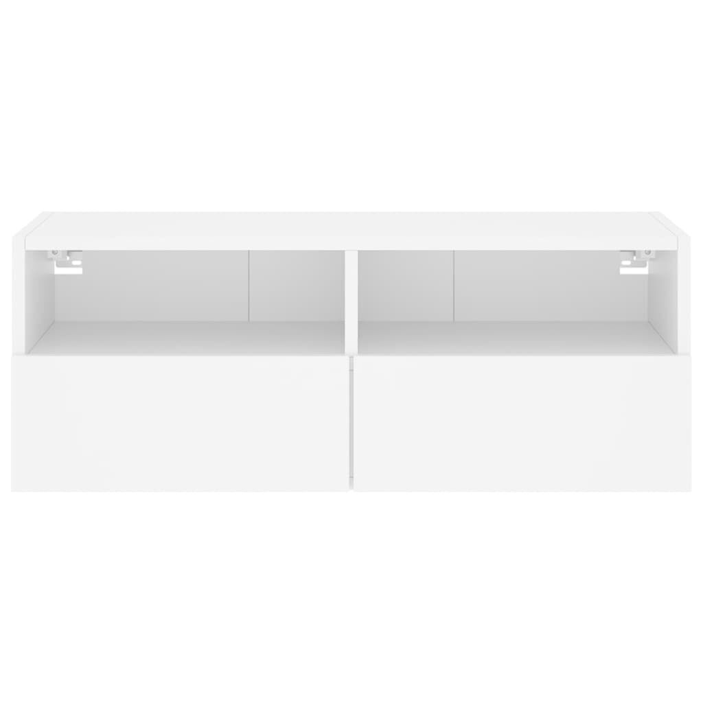TV Wall Cabinet White 80x30x30 cm Engineered Wood Price