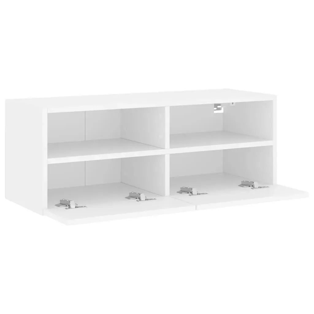 TV Wall Cabinet White 80x30x30 cm Engineered Wood Price
