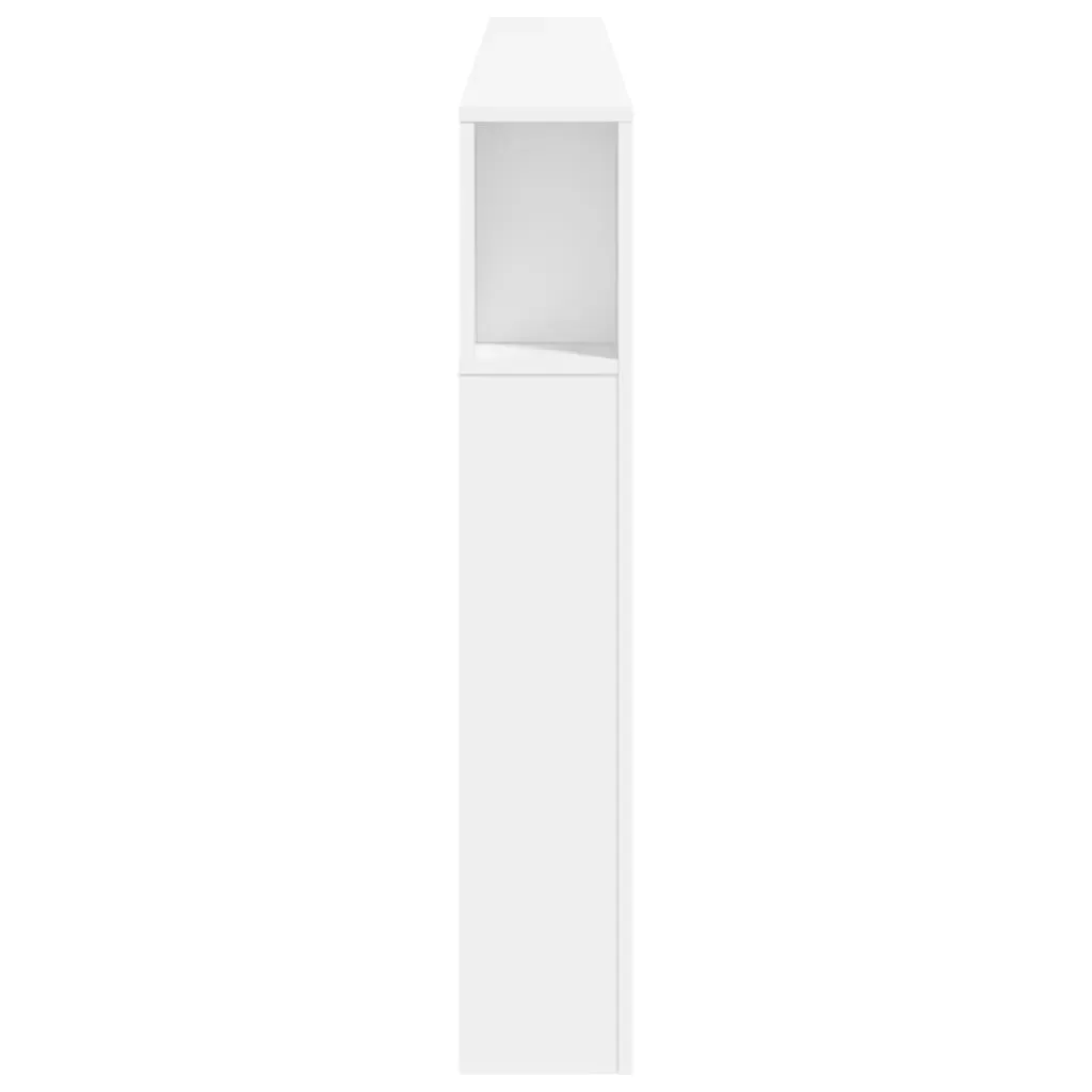 LED Headboard White 220 cm Engineered Wood Price