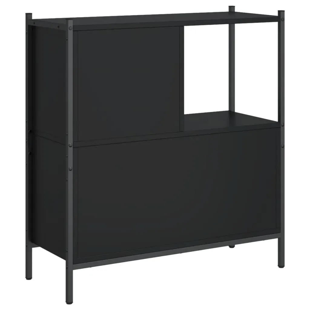 Bookcase Black 72x28x77.5 cm Engineered Wood Price