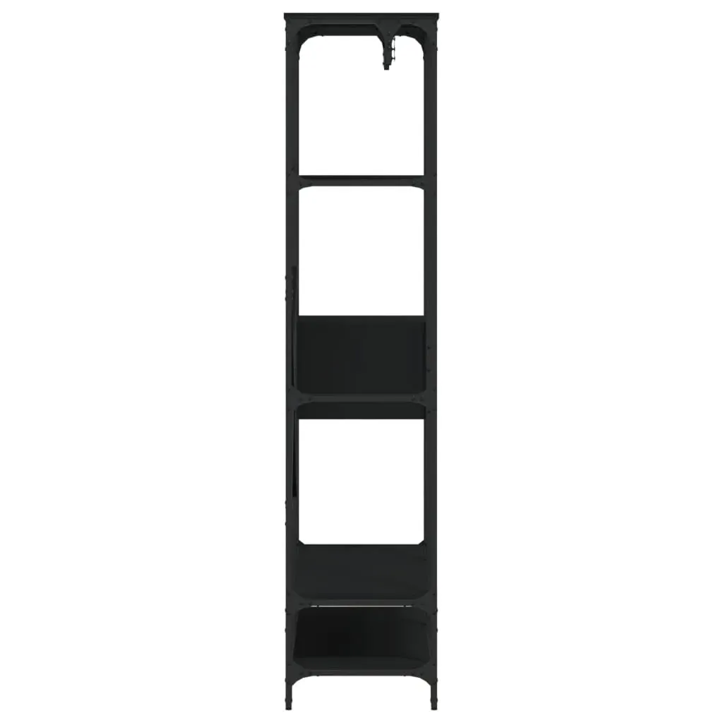 Wardrobe with Drawers Black 100x40x180 cm Engineered Wood Price