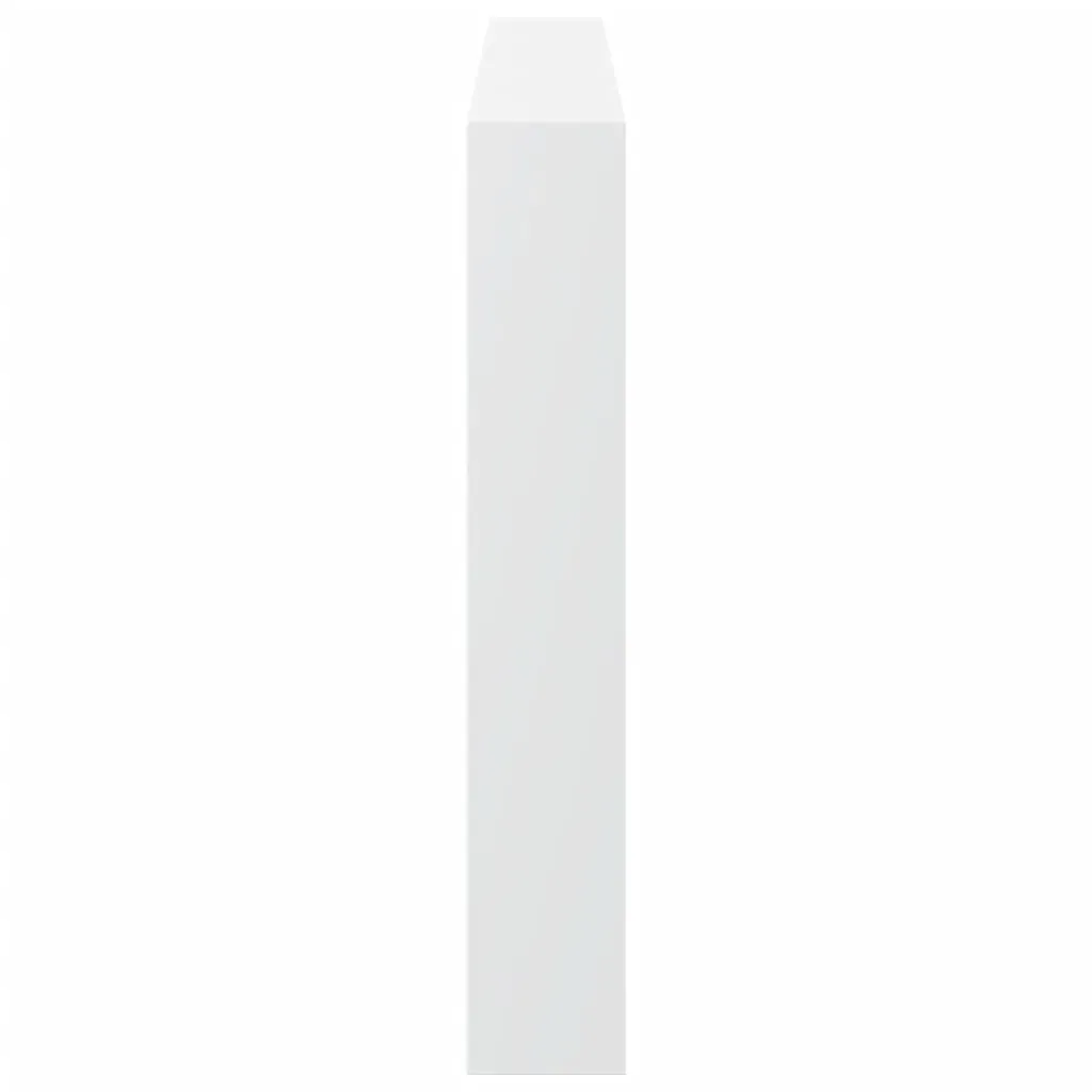 Headboard Cabinet with LED White 180 cm Price