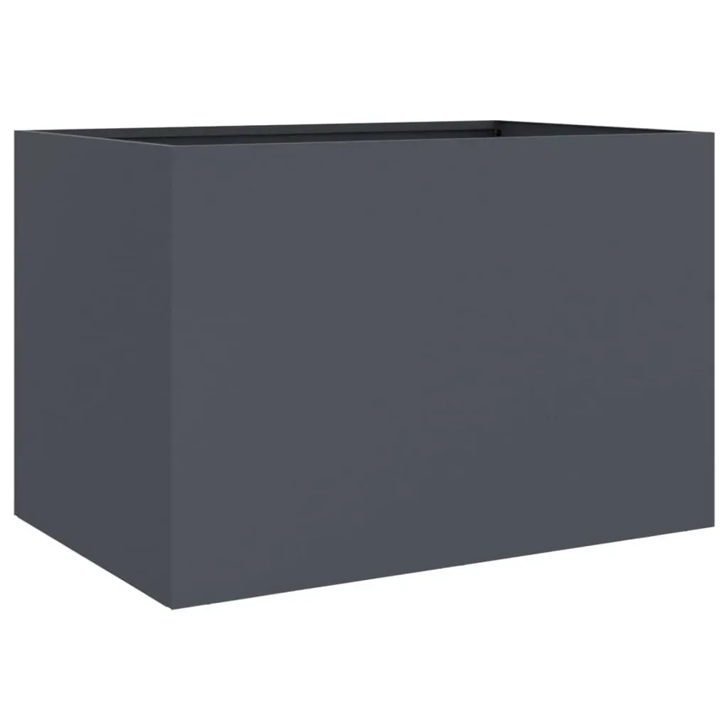 Planter Anthracite 62x40x39 cm Steel Price