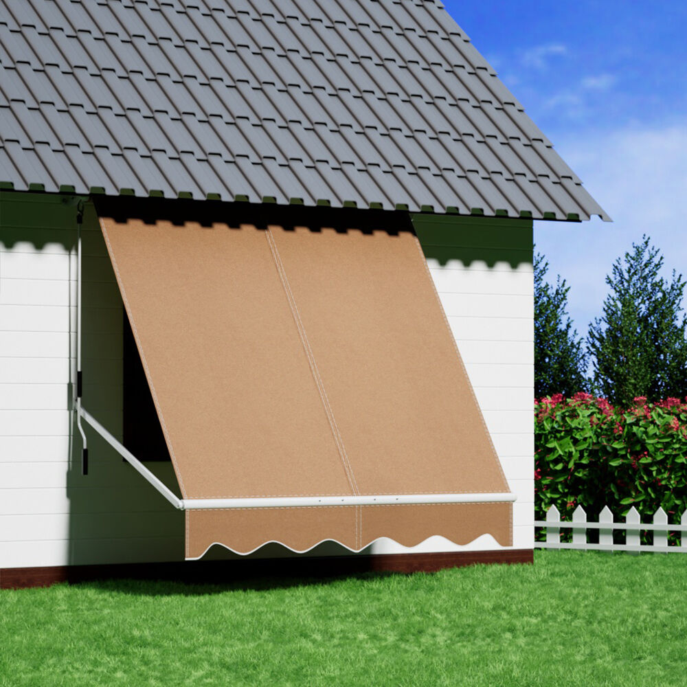 Window Fixed Pivot Arm Awning Outdoor Retractable Canopy 2.1X2.1M Beige Price