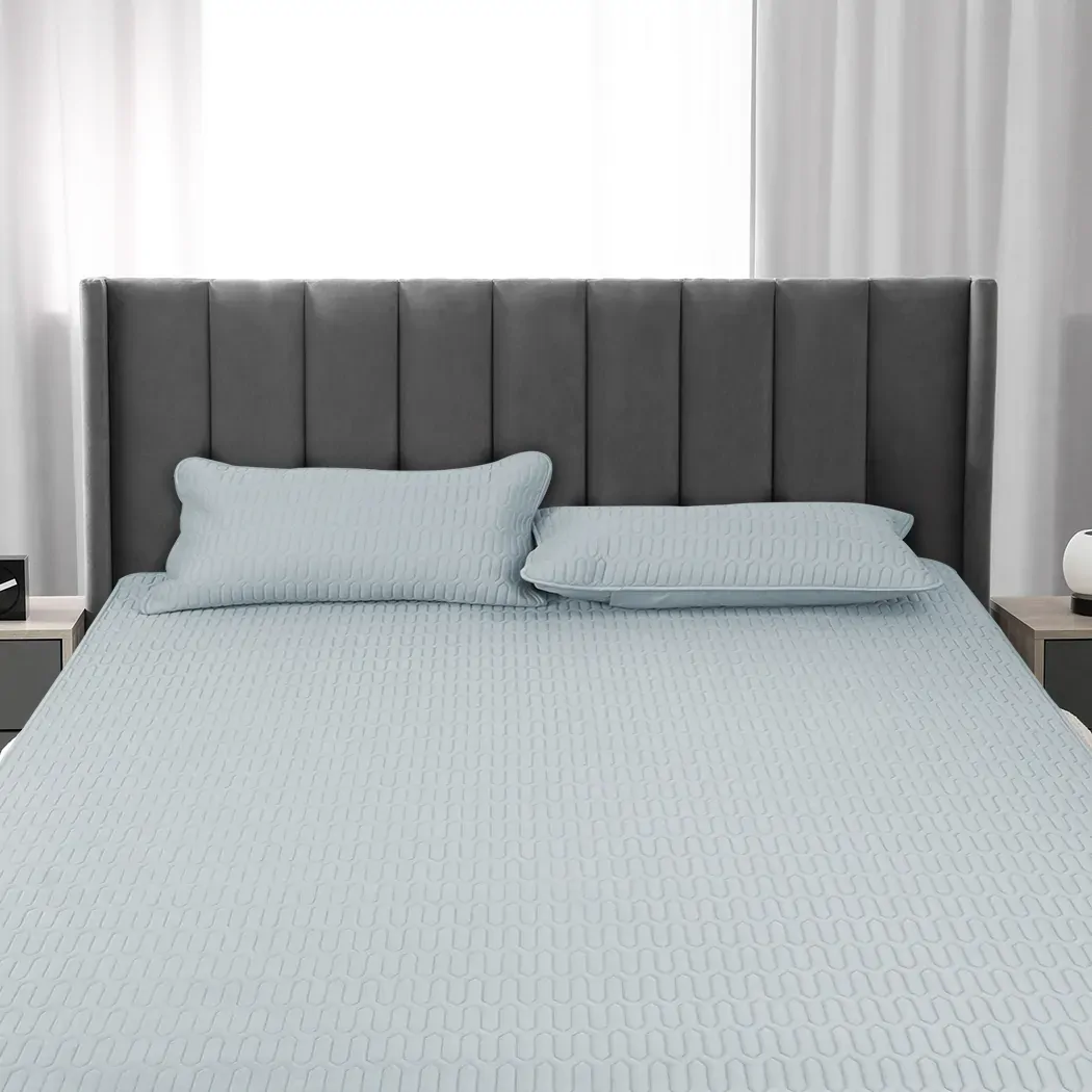 Latex Cooling Bed Sheet Set Fitted 3PCS Double Price