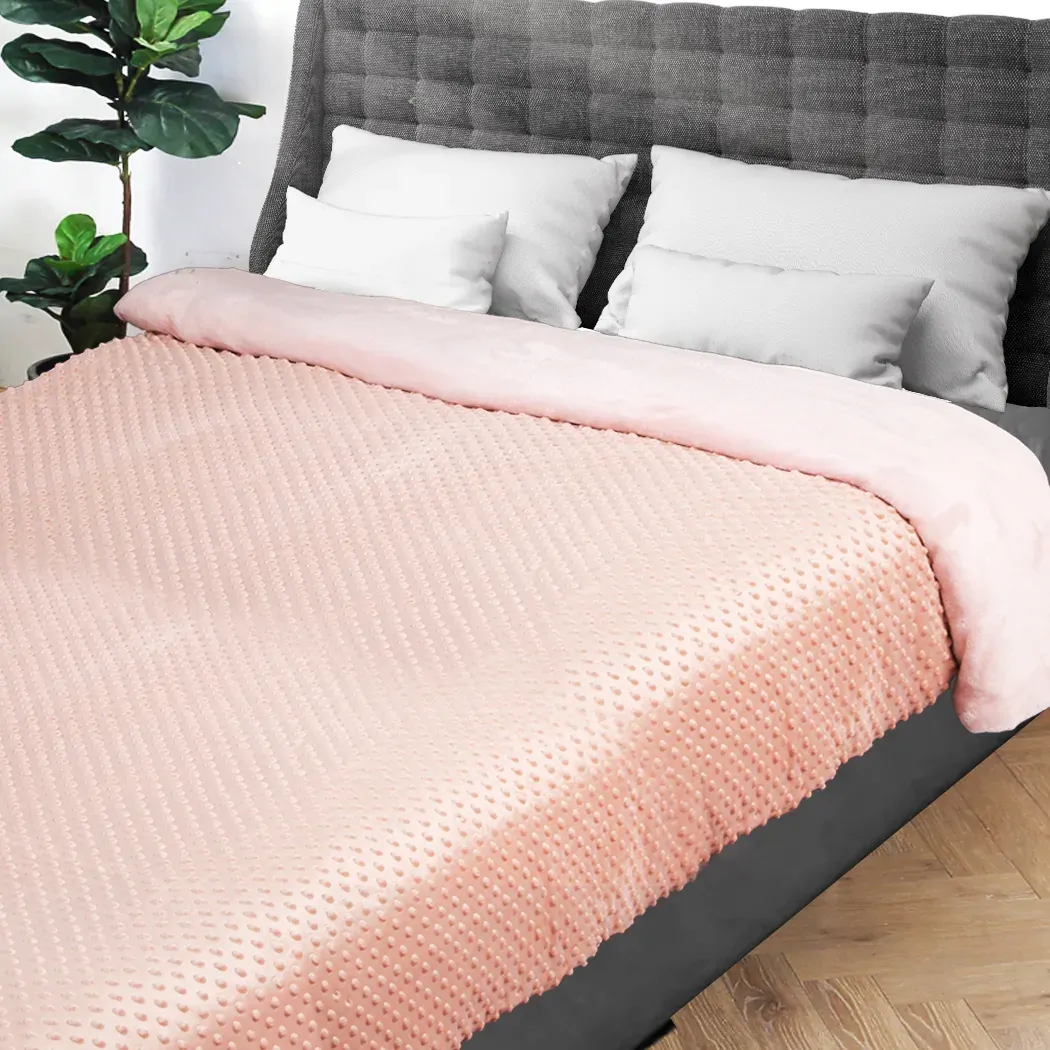 weighted blanket cover quilt pink Price