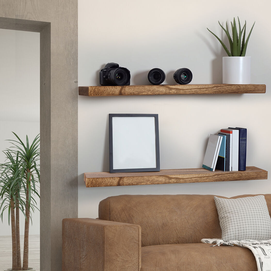 2 Pcs Floating Shelves Wall Mounted Medium Price