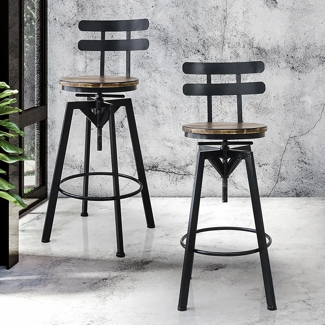 1x bar stool industrial adjustable Price