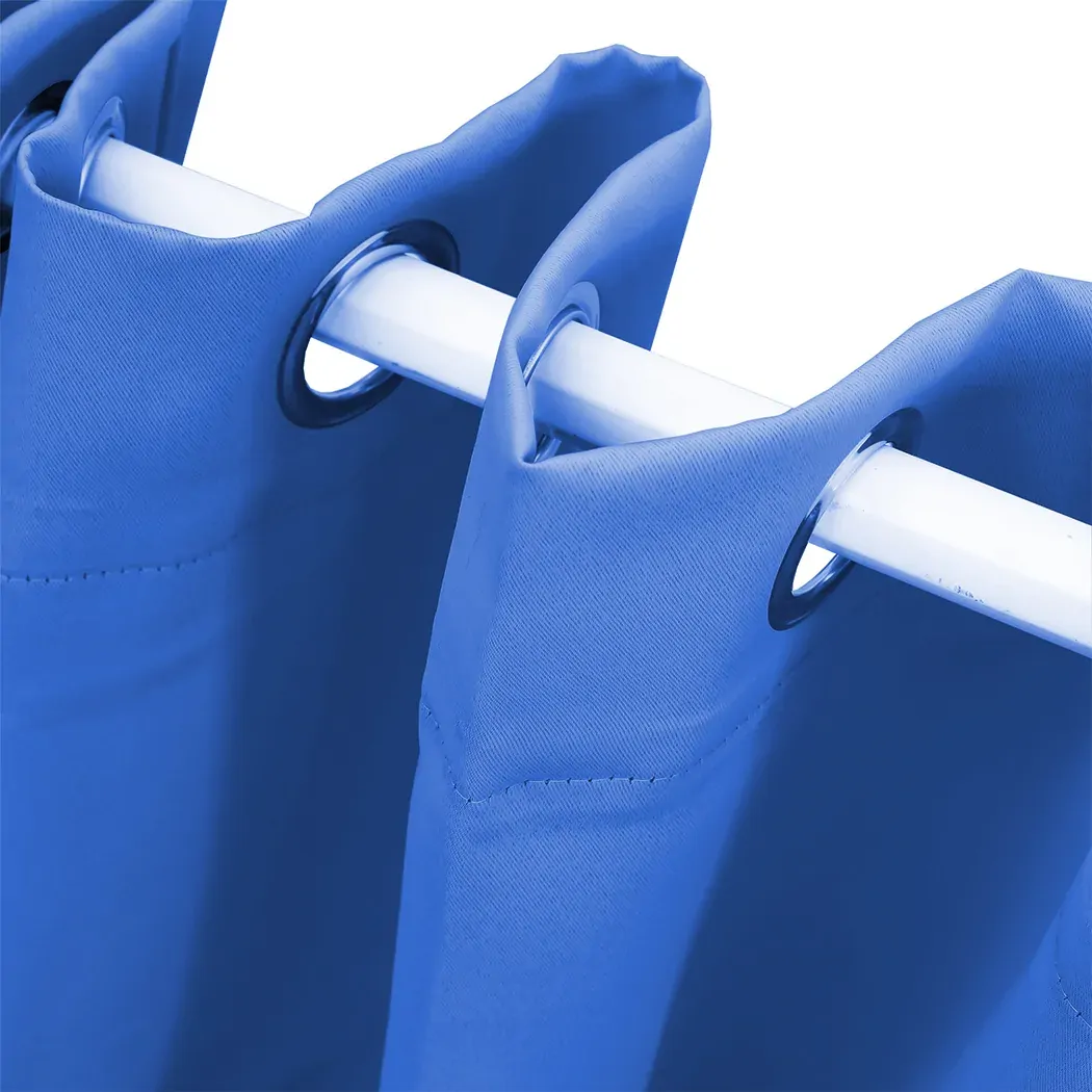 2x blockout curtains panels 3 layers blue cd1003-140x230-bk Price