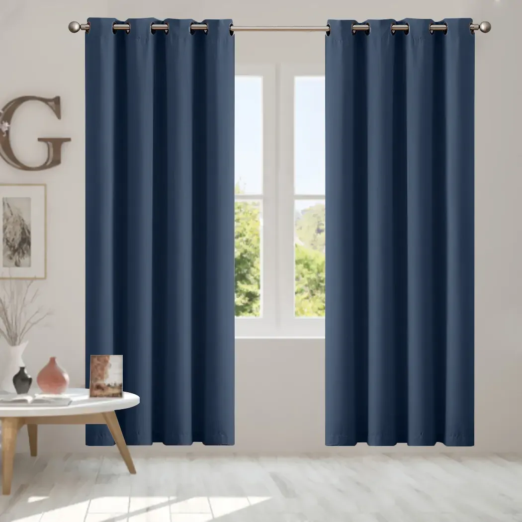 2x blockout curtains panels 3 layers Price