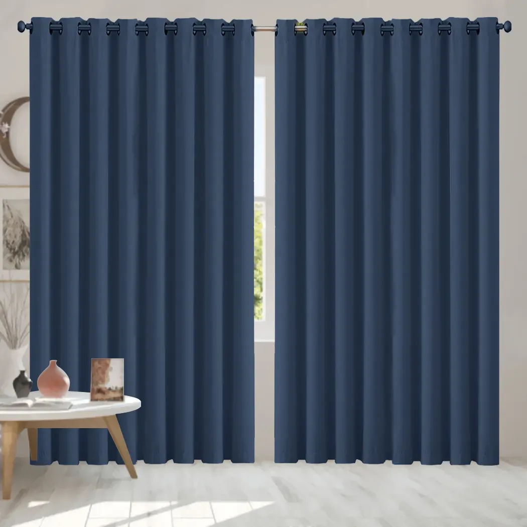 2x blockout curtains panels 3 layers Price