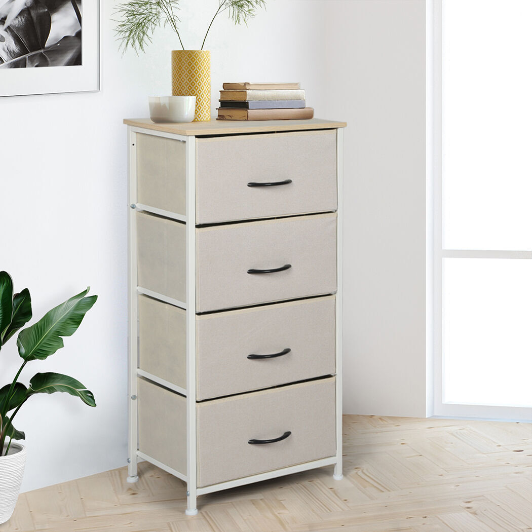 Storage Cabinet Tower Chest Beige Price